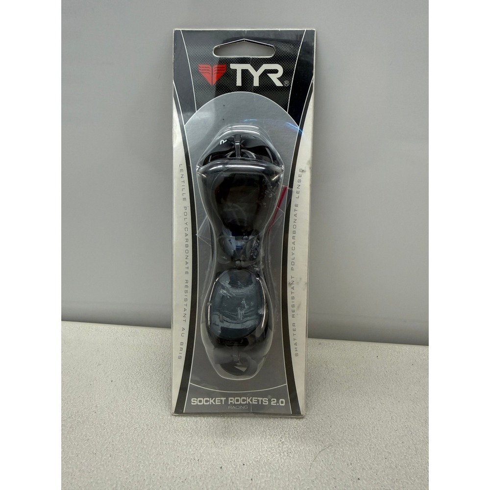 TYR Socket Rockets 2.0 Racing Goggles Adult Smoke LGL2 Swimmer Gear NEW